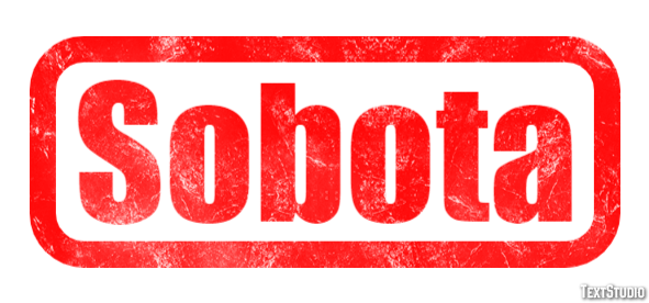 Sobota Effetto testo