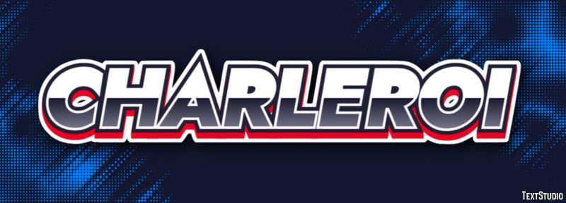 Charleroi Efecto de Texto
