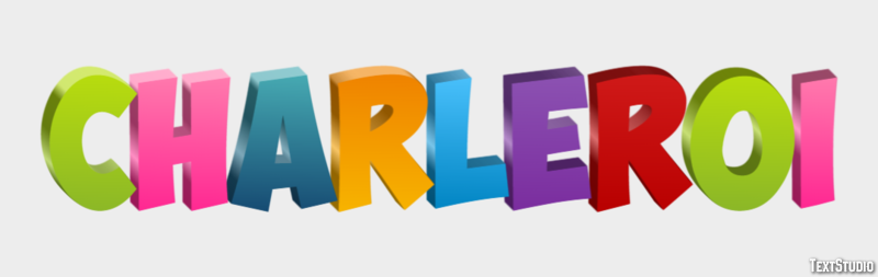 Charleroi Efecto de Texto