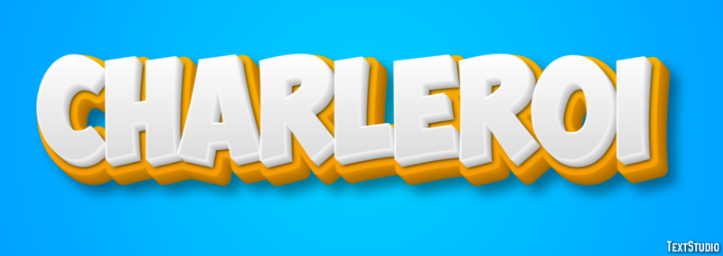 Charleroi Efecto de Texto