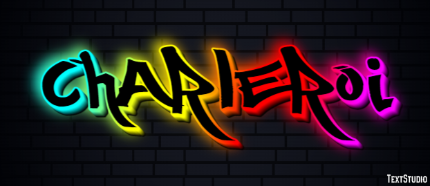 Charleroi Tekst Effect