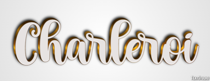 Charleroi Efecto de Texto