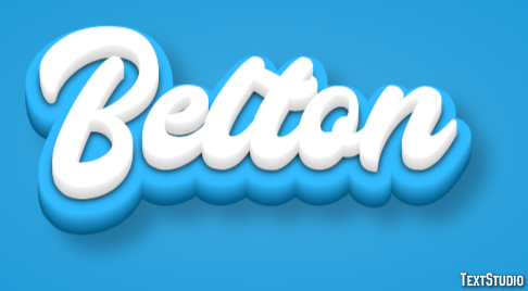 Belton Efeito de texto