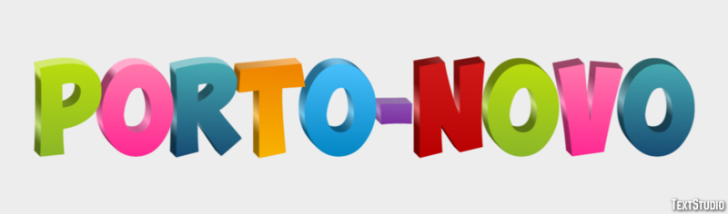 Porto-Novo Effetto testo