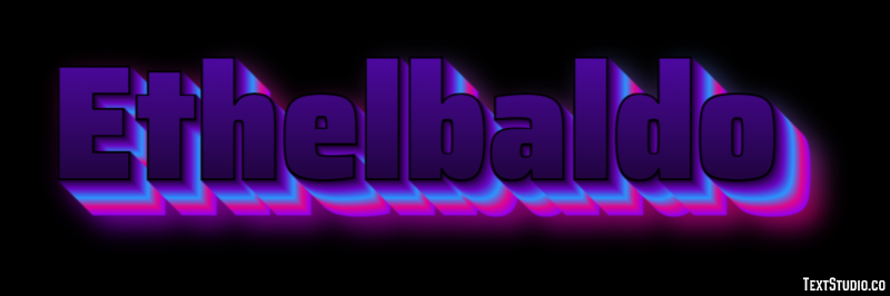 Ethelbaldo Efecto de texto
