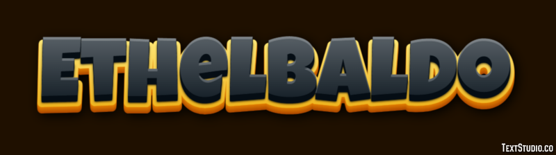 Ethelbaldo Efecto de texto