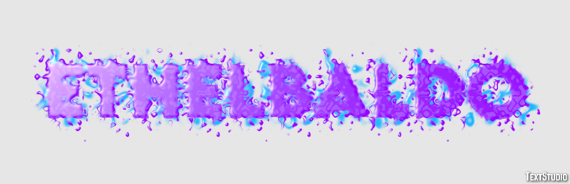 Ethelbaldo Efecto de texto