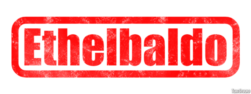 Ethelbaldo Efecto de texto