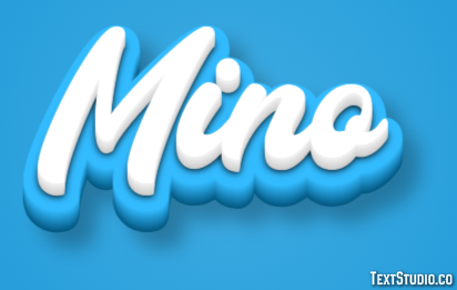 Mino Effetto testo