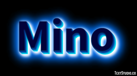 Mino Effetto testo