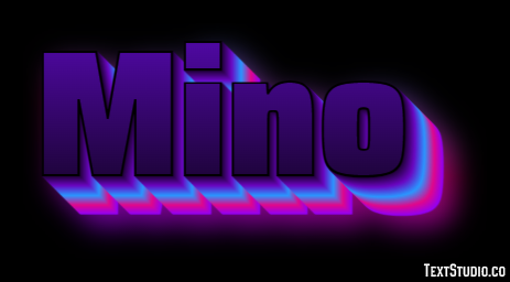 Mino Effetto testo