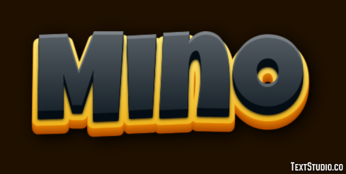 Mino Effetto testo