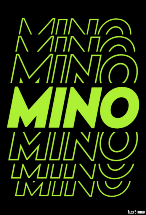 Mino Effetto testo