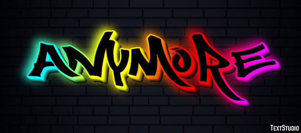 Anymore Text Effect