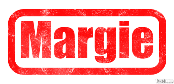 Margie Text effect