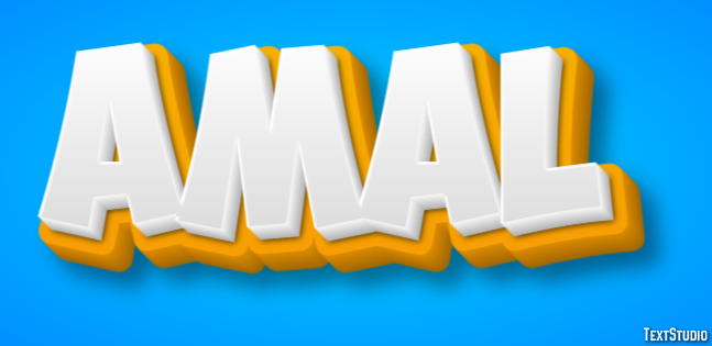Amal Text effect