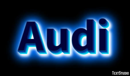 Audi Efeito de texto