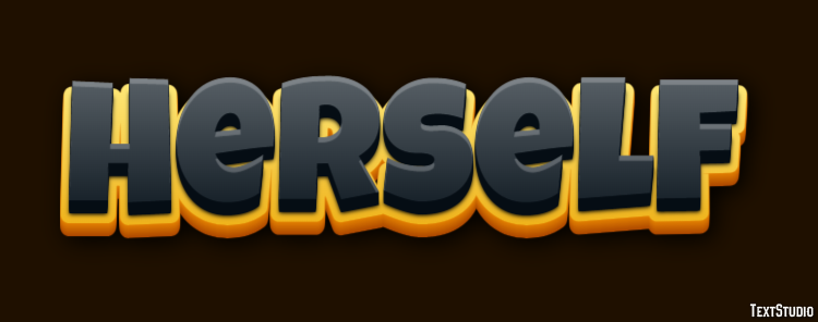 Herself Text effect