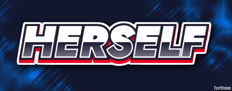 Herself Text Effect
