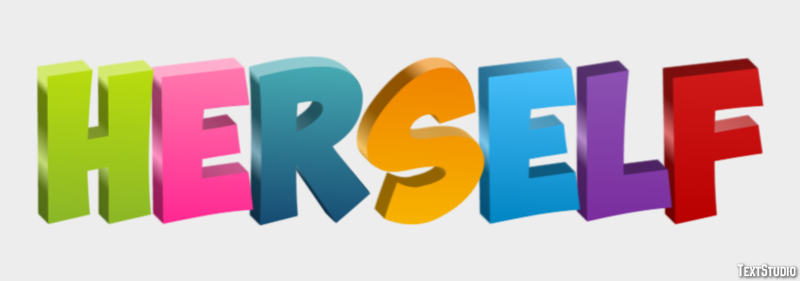 Herself Text Effect