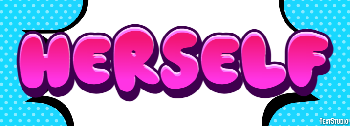 Herself Text effect