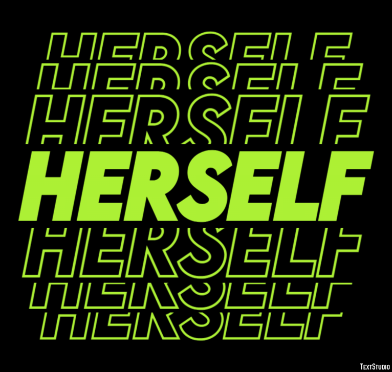 Herself Text Effect