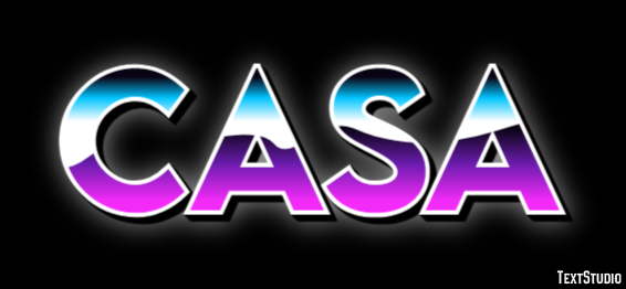 Casa Efecto de Texto