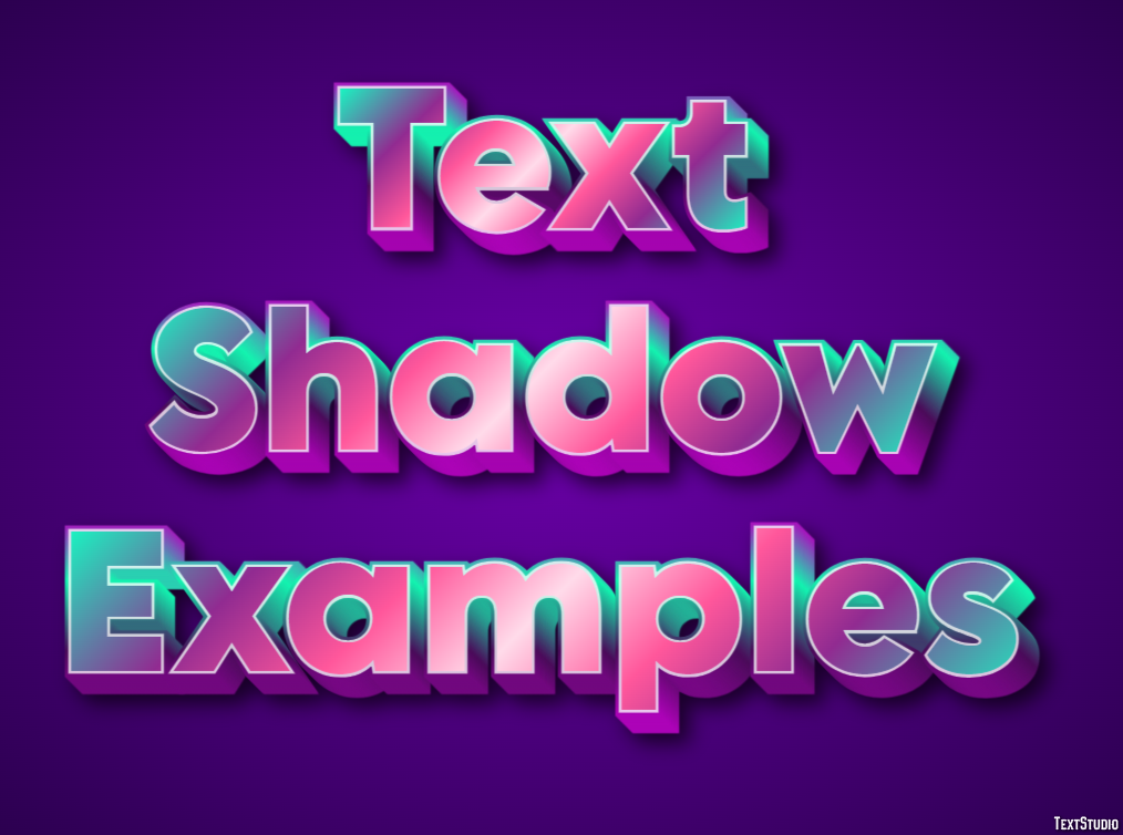 Text Shadow Examples Text Effect