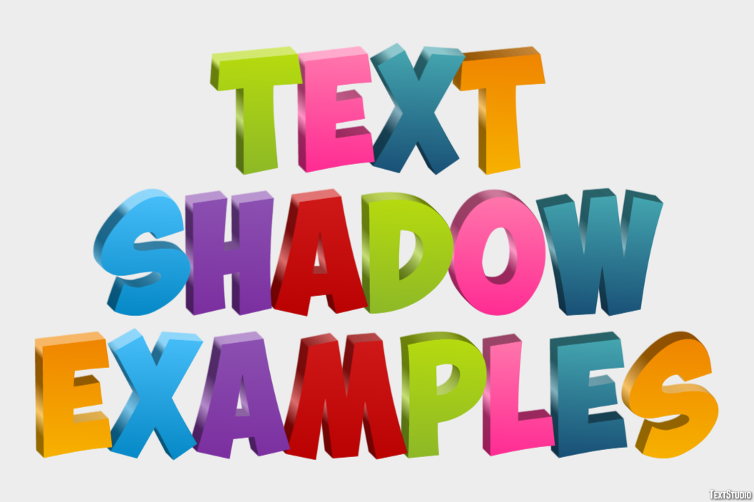 Text Shadow Examples Text Effect