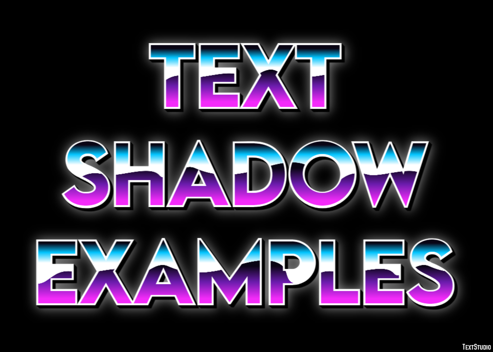Text Shadow Examples Text Effect