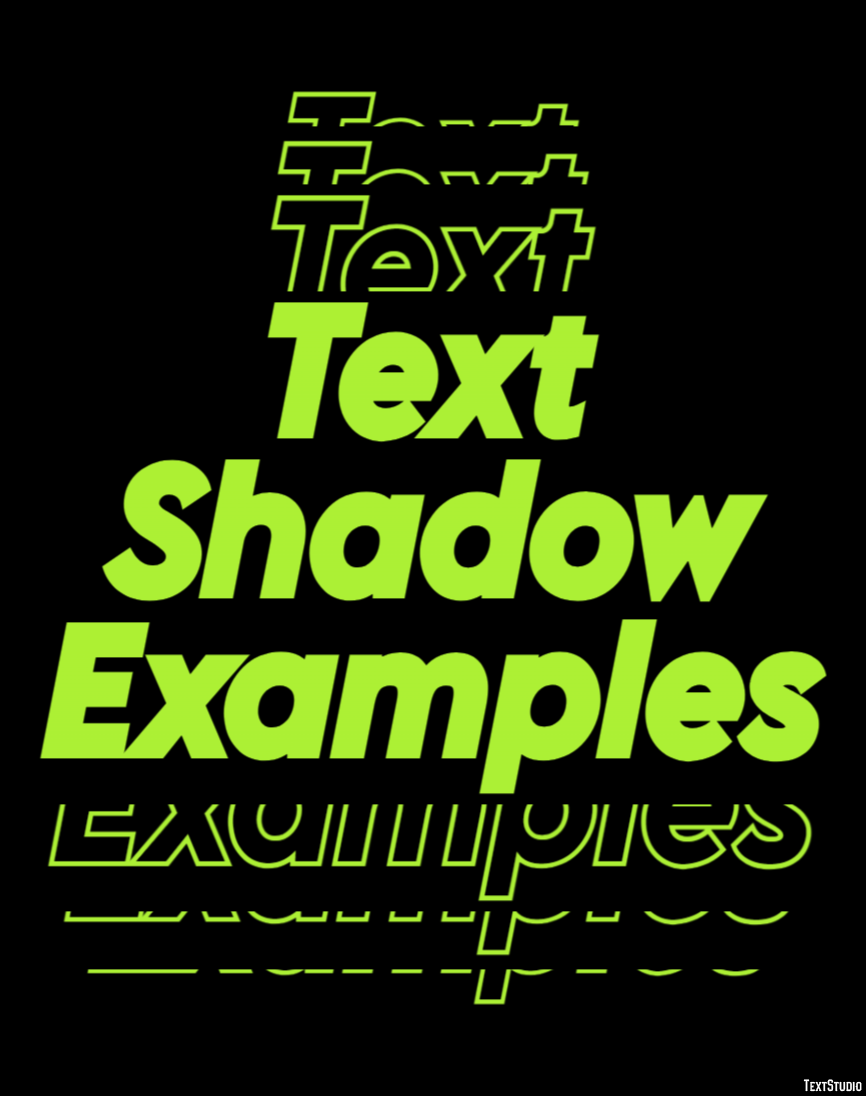 Text Shadow Examples Text Effect