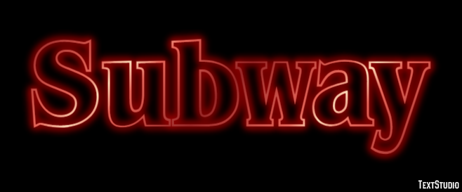 Subway Effetto testo