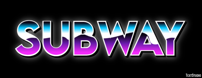 Subway Effetto testo