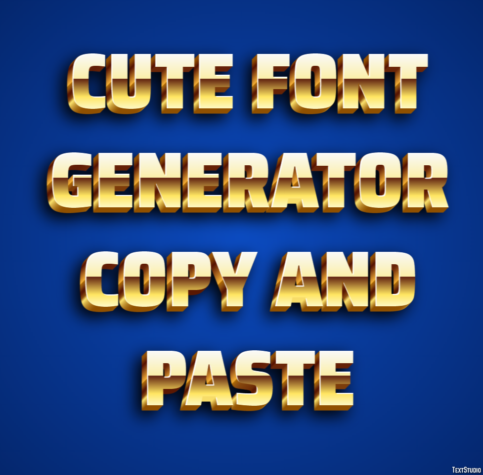 Cute Font Generator Copy And Paste テキスト効果