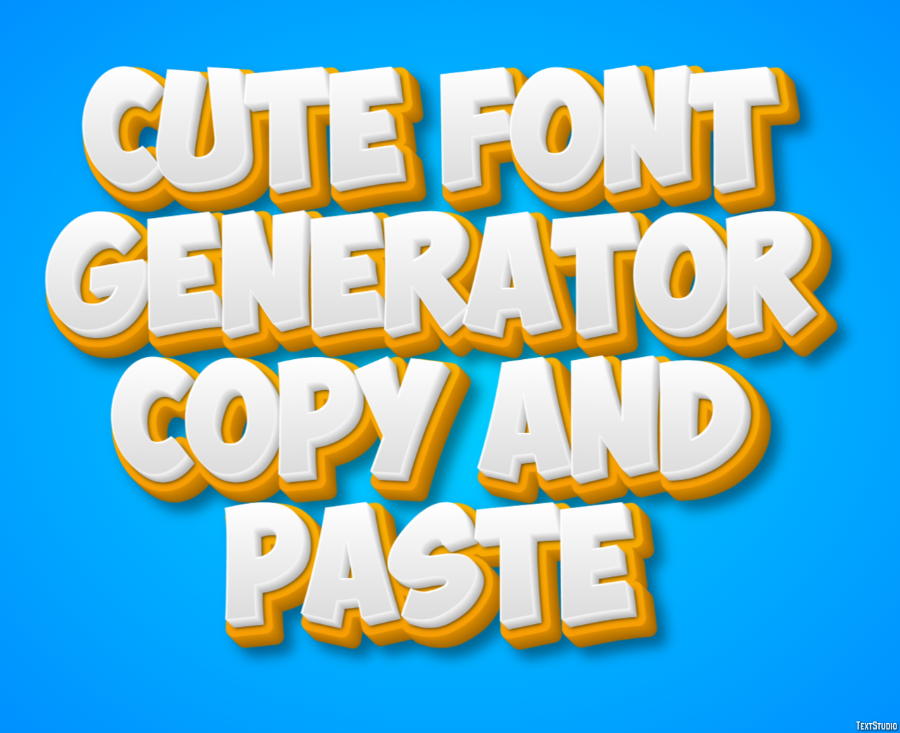 Cute Font Generator Copy And Paste Efeito de texto