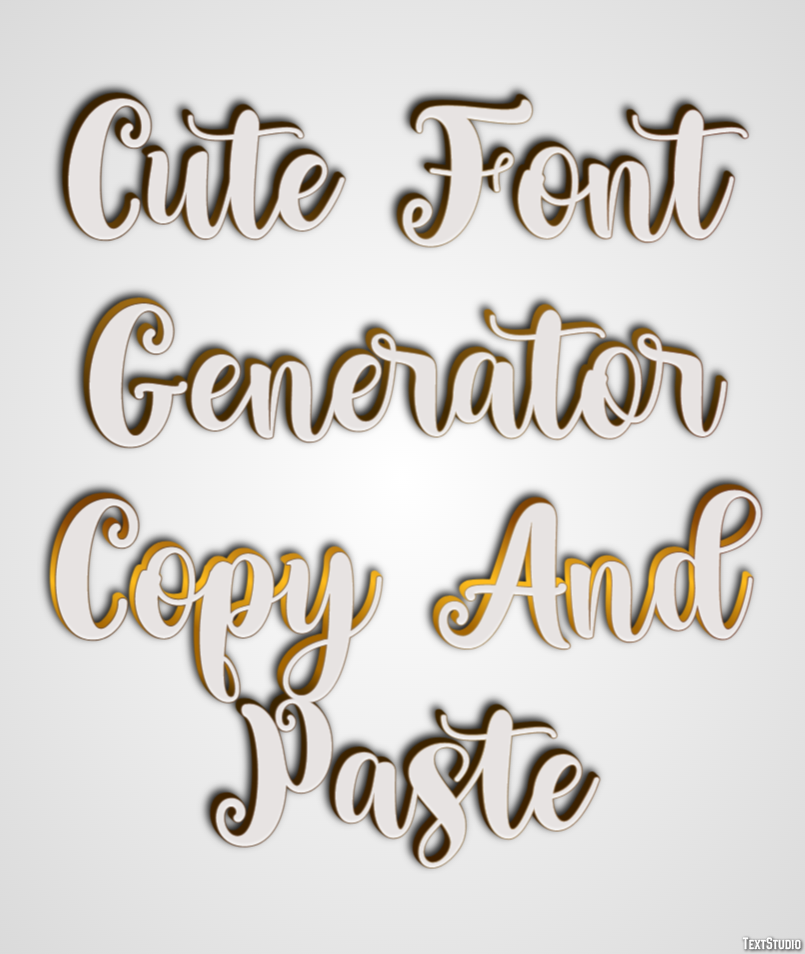 Cute Font Generator Copy And Paste Tekst Effect