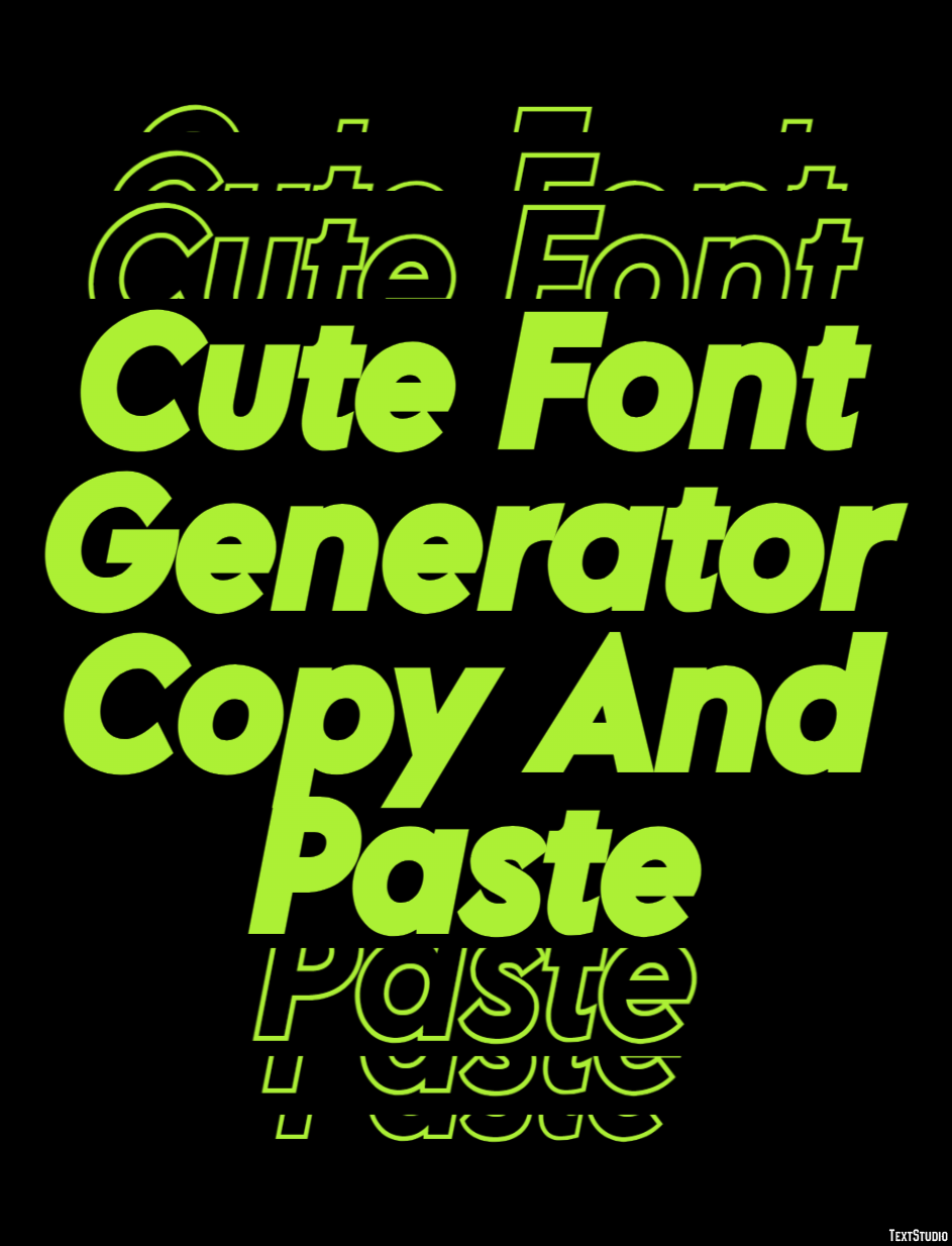 Cute Font Generator Copy And Paste Tekst Effect