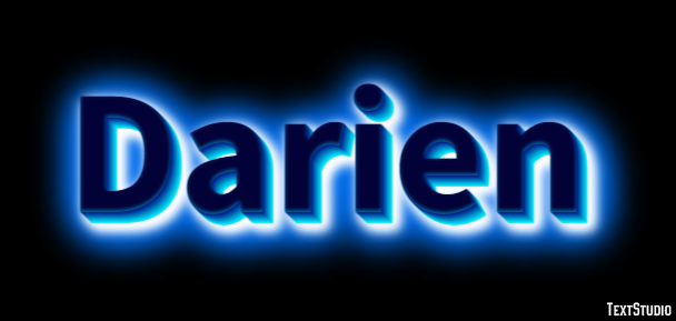 Darien Tekst Effect