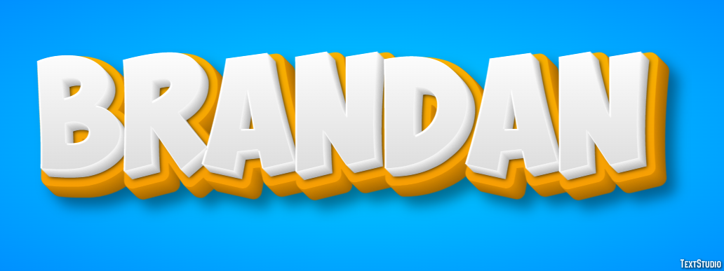 Brandan テキスト効果
