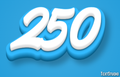 250 Text Effect