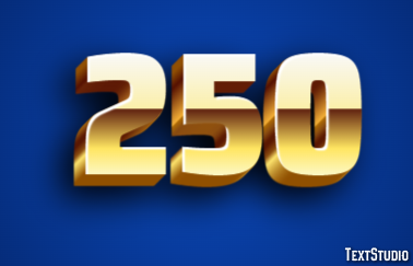 250 Tekst Effect
