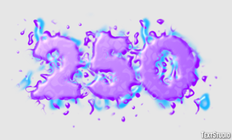 250 Text Effect