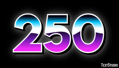 250 Text Effect