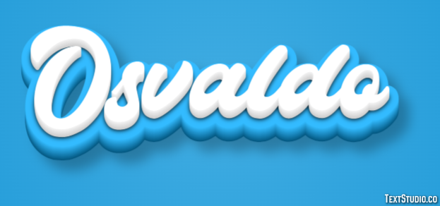 Osvaldo Effetto testo