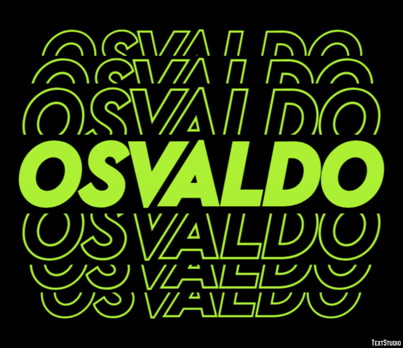 Osvaldo Effet de Texte