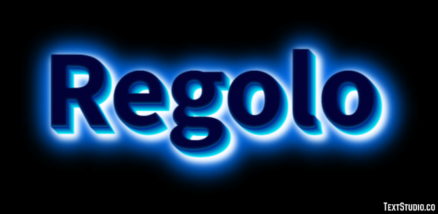 Regolo Эффект текста