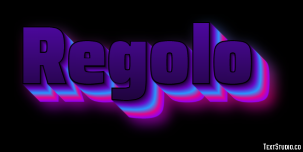 Regolo Effetto testo