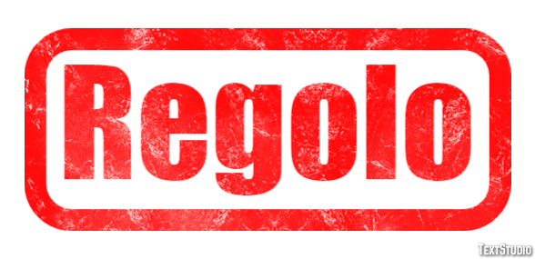 Regolo Эффект текста