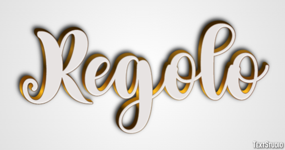 Regolo Effetto testo