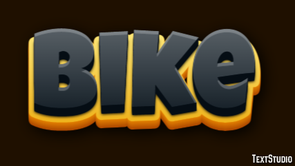 Bike テキスト効果